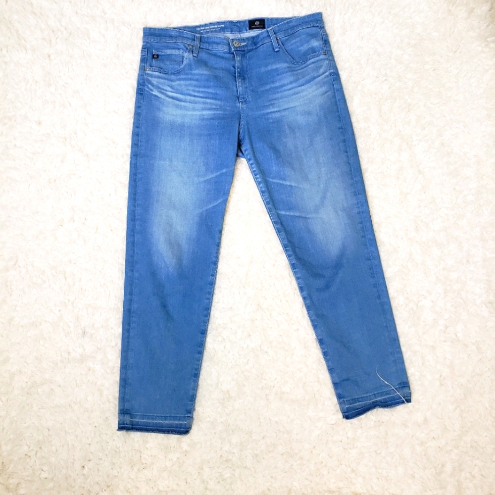 Ag the mid rise Stevie jean with released hem.